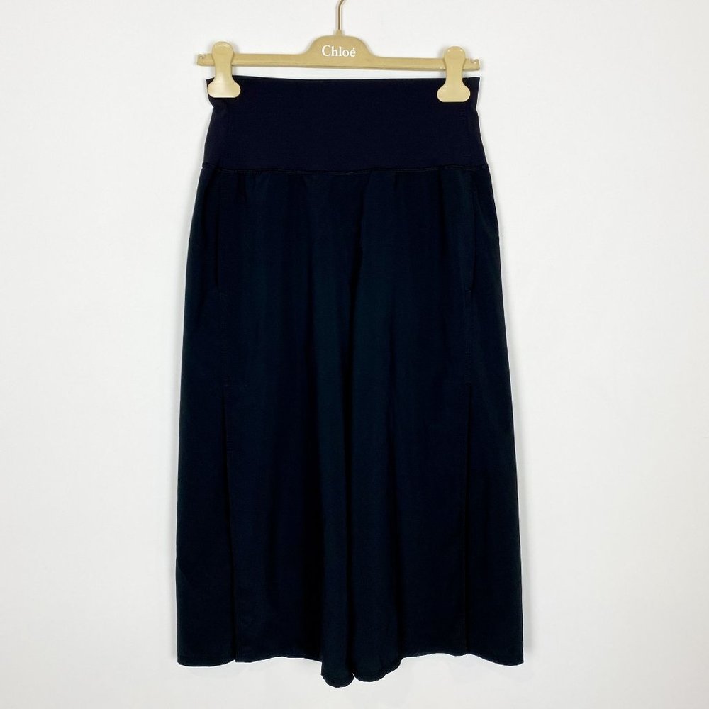 Lululemon Women's Split Side High Waist Culottes Sz 8 Black